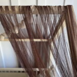 Κουρτίνα Οροφής Bianco Bed Cappuccino Voile Luletto για παιδικό κρεβάτι