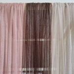 Κουρτίνα Οροφής Bianco Bed Cappuccino Voile Luletto: Ελαφριά, αέρινη, διαφανής.