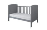 Βρεφικό προεφηβικό κρεβάτι Bubba Grey BabyCute, γκρι χρώμα, διαστάσεις 70x140