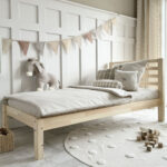 Κρεβάτι Simple Fello Luletto 90x200cm από φυσικό ξύλο με δώρο έκπτωση.