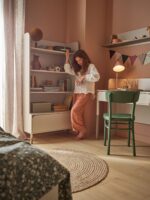 Γραφείο Harmony Cashmere HR-03: Λευκό γραφείο για παιδικό δωμάτιο.