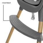 Καρεκλάκι φαγητού Vanilla Lorelli 3 σε 1: Παιδικό ρυθμιζόμενο υποπόδιο