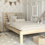 Κρεβάτι Simple Fello Luletto 90x200cm από φυσικό ξύλο. Δώρο έκπτωση στρώματος.