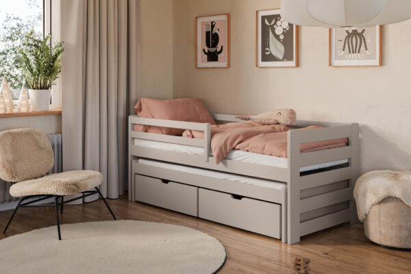 Καναπές Senso με συρόμενο, από μασίφ ξύλο Cashmere 90×200cm.