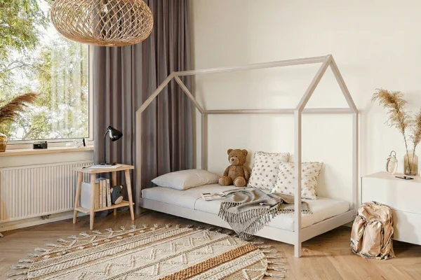 Kρεβάτι Σπιτάκι Montessori Lucky από μασίφ ξύλο