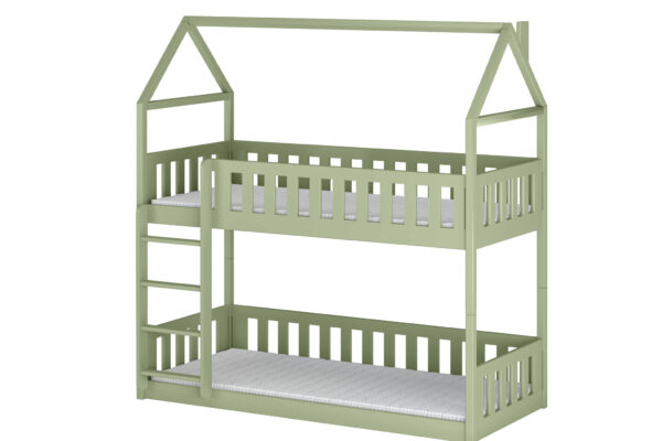 Κουκέτα Σπιτάκι Montessori Pola από μασίφ ξύλο Cashmere 90x200cm.