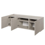 Συρταριέρα Teen Flex Silk TF-08: χαμηλή με αποθηκευτικούς χώρους.