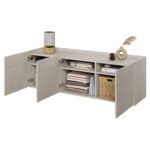 Συρταριέρα Χαμηλή Teen Flex Silk TF-08: Μοντέρνα και πρακτική για αποθήκευση.