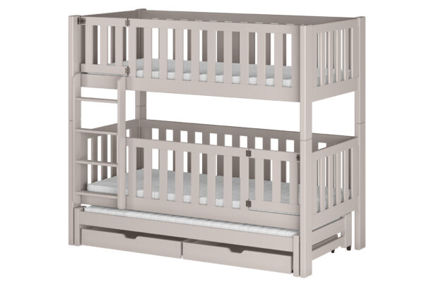 Κουκέτα Agatha με Συρόμενο & Συρτάρια & Κάγκελα 41,5cm από μασίφ ξύλο