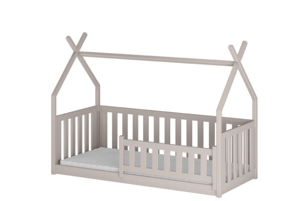 Κρεβάτι Montessori Tipi Bodzio cashmere 90x200 από μασίφ ξύλο.