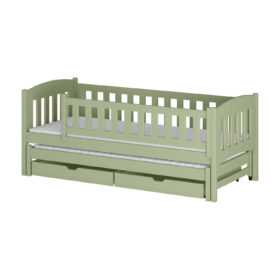 Παιδικός καναπές-κρεβάτι Amelka cashmere 90x200cm με συρόμενο και δύο συρτάρια.