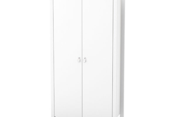Ντουλάπα Δίφυλλη White Veres Monaco