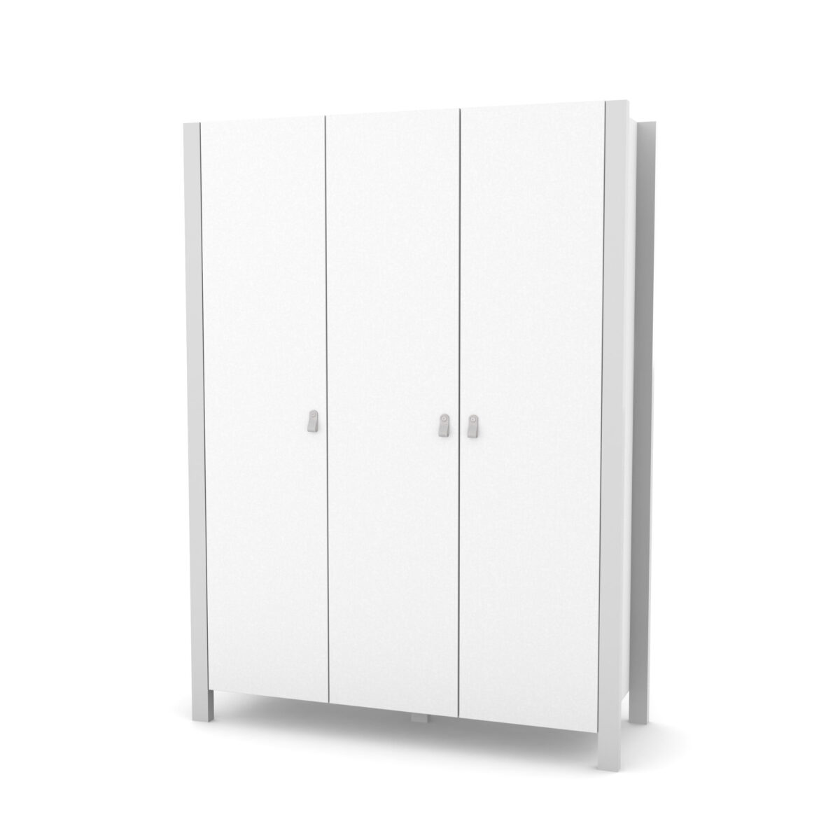 20 Ντουλάπα  Τρίφυλλη  White & Grey  Veres Monaco - Image 1
