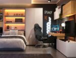 Lenart Concept Junior CJ-02 Silk μονό κρεβάτι 90x200cm για παιδικό δωμάτιο