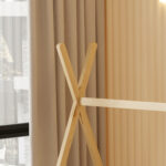 Κρεβάτι Montessori MUNK σκηνή, μασίφ ξύλο natural 90x190cm.