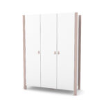 Ντουλάπα  Τρίφυλλη  White & Cappuccino Veres Monaco