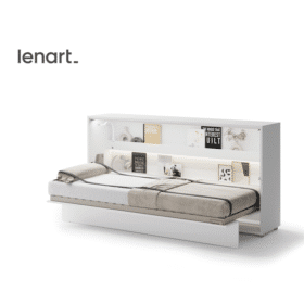 Lenart Κρεβάτι Μονό BC-06-WH λευκό 90x200cm: Έξυπνη και κομψή λύση ύπνου.