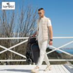 Καρότσι Lorelli Minori ροζ: Αυτόματο κλείσιμο, ιδανικό για ταξίδια.