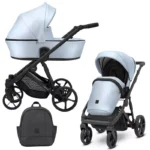 Πολυκαρότσι 2 σε 1 Arizo Baby Blue Eco Leather Kunert