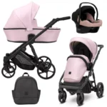 Πολυκαρότσι 3 σε 1 Arizo Baby Pink Eco Leather Kunert