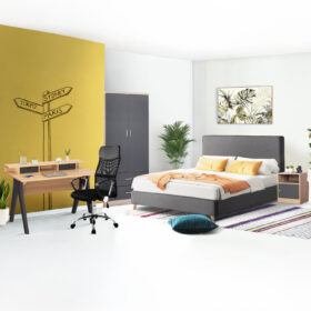 Σετ Φοιτητικό Πακέτο 5ΤΕΜ 9996561: κρεβάτι, γραφείο, καρέκλα, ντουλάπα, κομοδίνο.