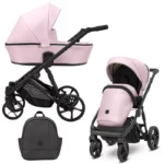 Πολυκαρότσι 2 σε 1 Arizo Baby Pink Eco Leather Kunert