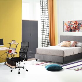 Σετ Φοιτητικό Πακέτο 6ΤΕΜ 9996730: Κρεβάτι, γραφείο, καρέκλα, ντουλάπα σετ.