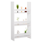 Λευκή ραφιέρα τοίχου Sani για μοντέρνα διακόσμηση και αποθήκευση.