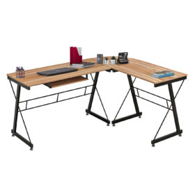 Γωνιακό Γραφείο Walnut & Black