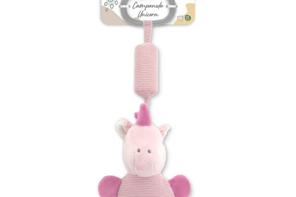 Κρεμαστό παιχνίδι καροτσιού Lorelli, μονόκερος Campanula ροζ