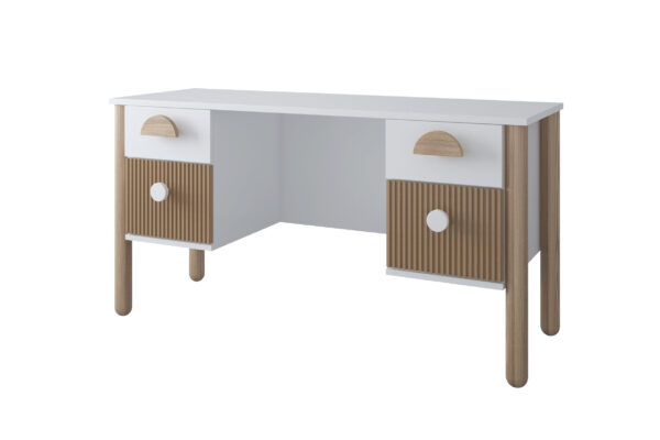 Γραφείο Loft White & Natural BC70099WH BabyCute: Παιδικό γραφείο με ξύλινα στοιχεία.