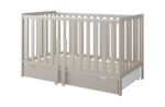 Ξύλινο βρεφικό κρεβάτι Bambi BabyCute Cashmere 70x140cm με συρτάρι αποθήκευσης.