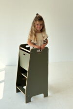 Πύργος Εκμάθησης Comfort Olive BabyWood: Πύργος Μοντεσσόρι για παιδιά.