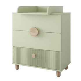 Συρταριέρα με αλλαξιέρα Loft Olive BC20095OL BabyCute, βρεφική.