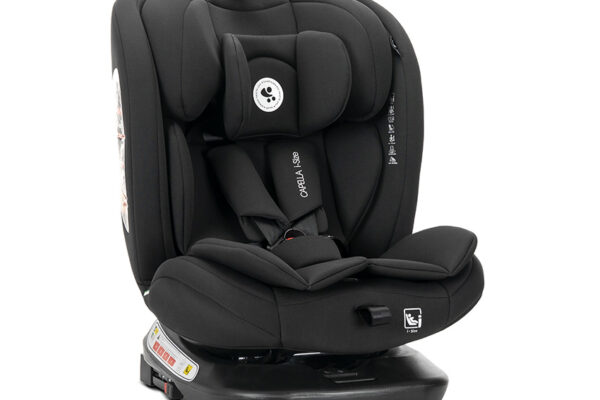 CAPELLA παιδικό κάθισμα αυτοκινήτου i-Size Isofix 360° περιστροφής, μαύρο.