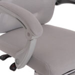 Καρέκλα Γραφείου Barnet Grey Mesh: Ανοιχτό γκρι mesh εργονομική καρέκλα.