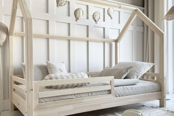 παιδικό montessori κρεβάτι fello μασίφ ξύλο πεύκου 100x200