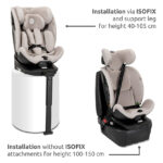 Παιδικό Κάθισμα Αυτοκινήτου PERSEUS 360° ISOFIX 40-150cm Lorelli Black