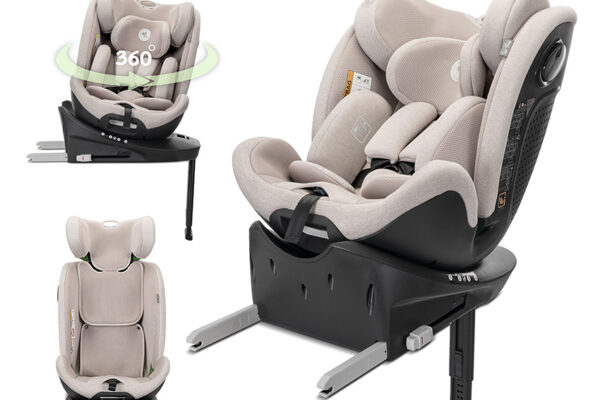 Παιδικό κάθισμα αυτοκινήτου PERSEUS Lorelli ISOFIX 360° περιστροφής, μπεζ.