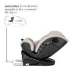 Παιδικό κάθισμα αυτοκινήτου PERSEUS Lorelli 360° ISOFIX, 40-150cm, μαύρο.