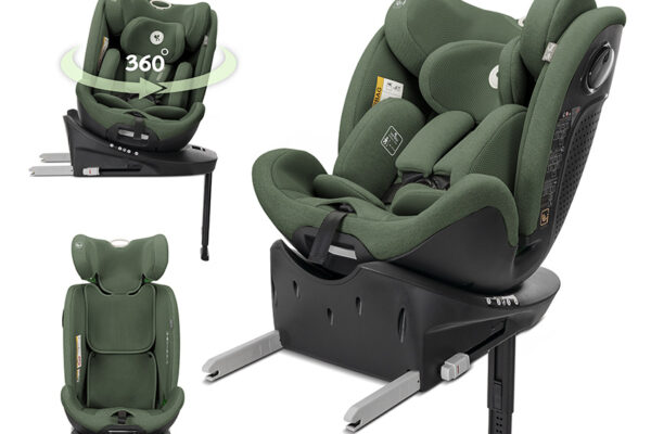 Παιδικό κάθισμα αυτοκινήτου PERSEUS 360° ISOFIX πράσινο, Lorelli.