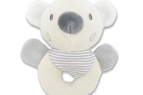 Λούτρινη κουδουνίστρα Lorelli Bear Beige: κρεμαστό λούτρινο ζωάκι καροτσιού, απαλό.