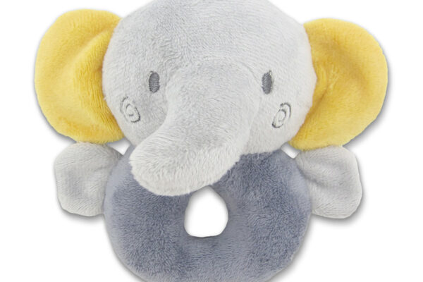 Λούτρινη Κουδουνίστρα Elephant Grey Lorelli: Κρεμαστό λούτρινο ζωάκι καροτσιού ελέφαντας.