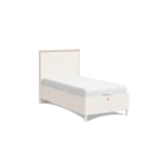 Παιδικό κρεβάτι Cilek Varia Cream με αποθηκευτικό χώρο και USB φόρτιση.