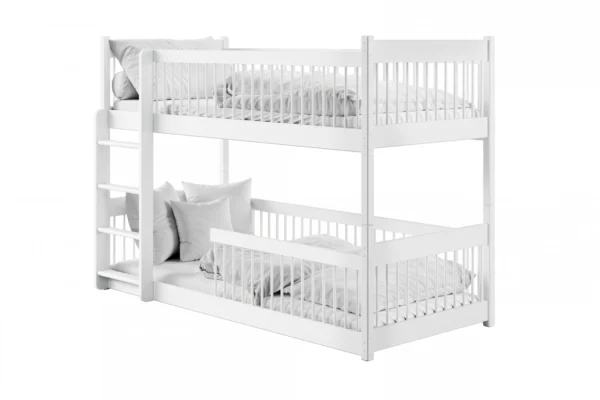 Κουκέτα  Montessori Boston από μασίφ ξύλο White  90×200cm  (Δώρο 10% Έκπτωση στα Στρώματα)