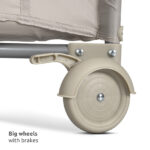 Παρκοκρέβατο Carina Lorelli 2 επιπέδων με μεγάλα φρένα για ταξίδια μωρού.