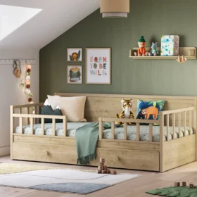 Καναπές Κρεβάτι Mocha Cilek MO-1326-1327, 100x200 με συρτάρι.