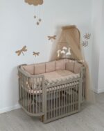 Σετ προίκας μωρού Σατέν Cappuccino Ingvart, σετ 7 τεμαχίων.