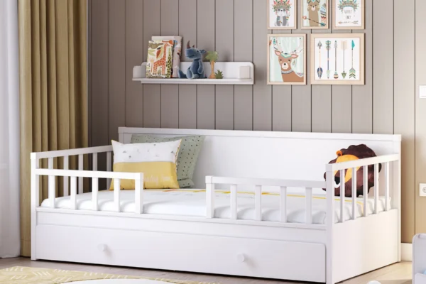 Καναπές Κρεβάτι Cilek White MW-1321-1322 100x200 με συρτάρι.