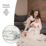 Παιδικό χαλάκι δραστηριοτήτων Lorelli διπλής όψεως Funny City & Stars.